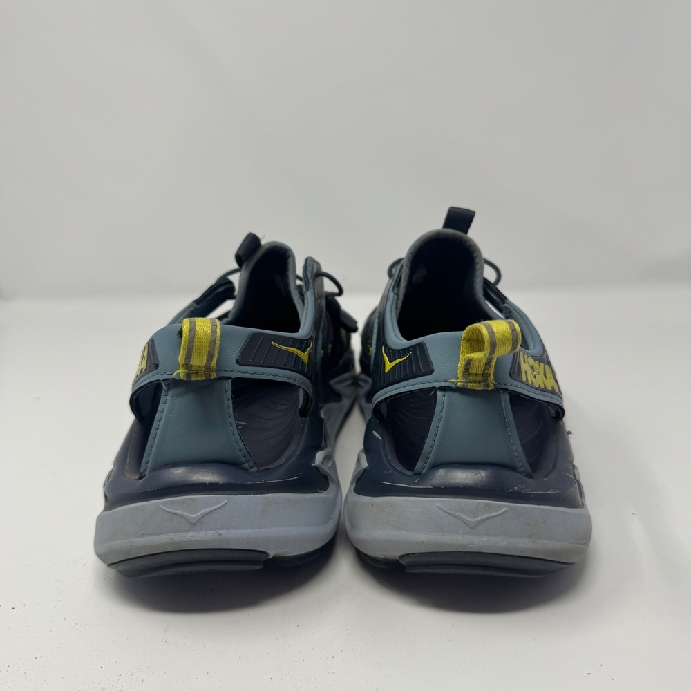 Hoka One One Hopara Mens Mountain Hiking Sandals Black Grey 1106534-OBPB Size 10 - Picture 5 of 9